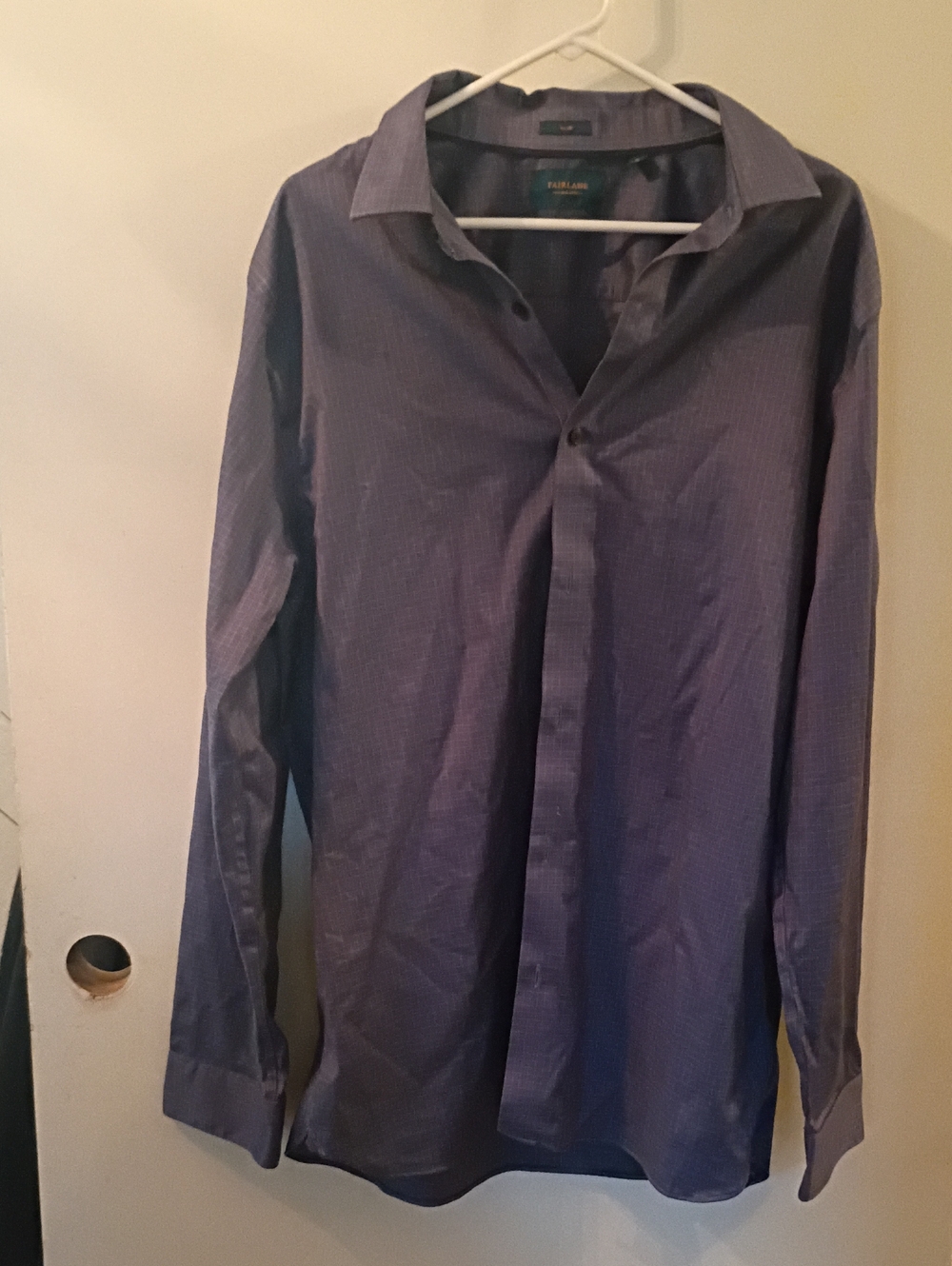 Men's Dress Shirt in Deep Purple by FAIRLANE